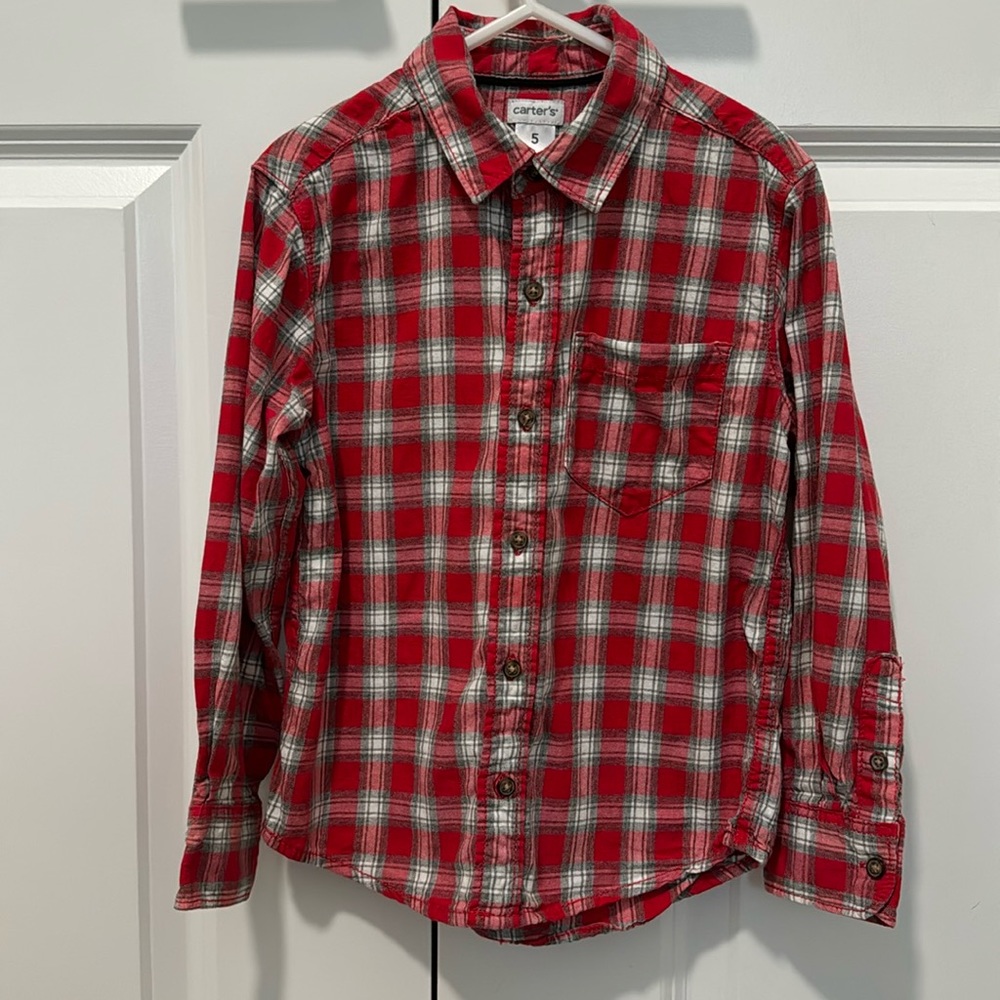 Boys Carter’s button down shirt
